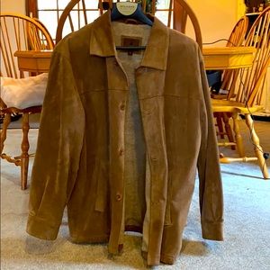 Suede men's jacket